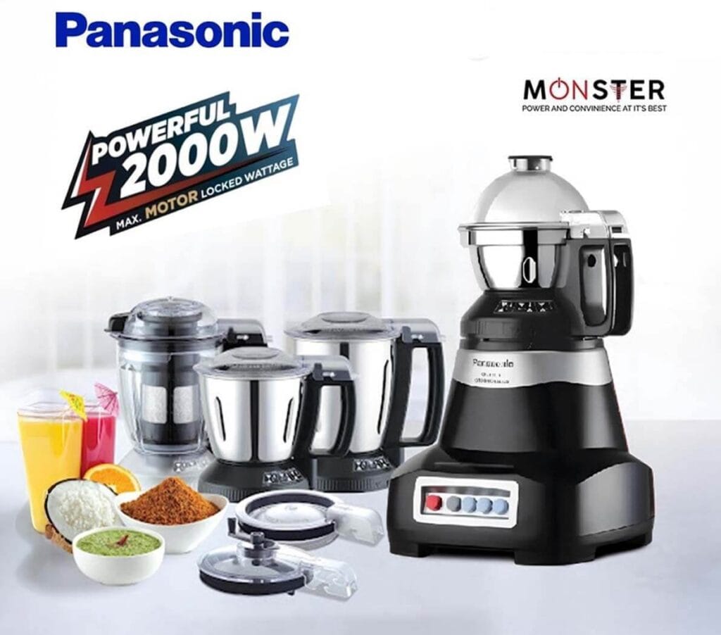 Panasonic MX-AE475 Monster Series Super Mixer Grinder for Heavy-duty work